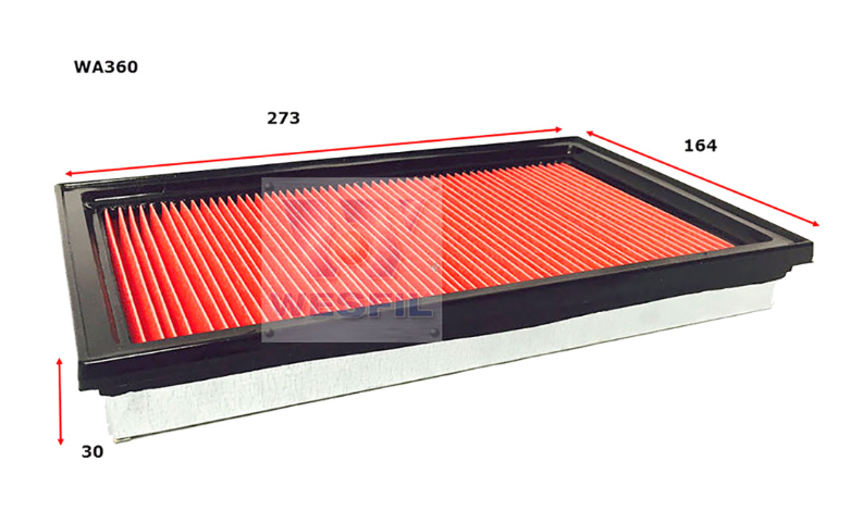 Wesfil Air Filter – WA360 (Ryco A360 Equivalent)