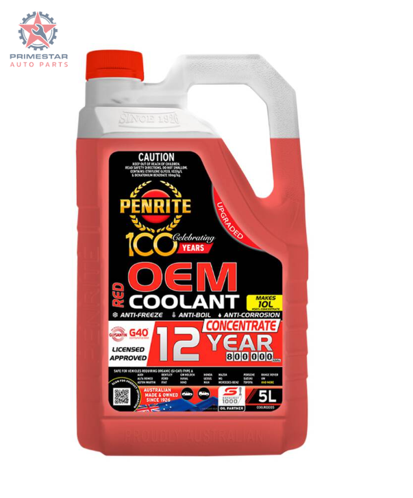 Penrite CoolRed 005 OEM Coolant Concentrate 5 L