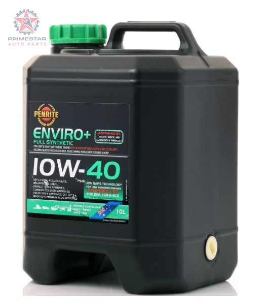 Penrite Enviro+ 10W-40 – 10L Full Synthetic Diesel Engine Oil