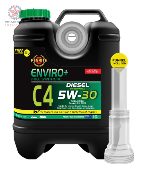 Penrite Enviro+ C4 5W-30 – 10L Full Synthetic Low-SAPS Engine Oil