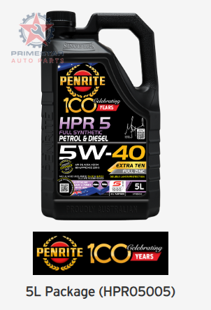 Penrite HPR 5 5W-40 – 5L Full Synthetic Engine Oil
