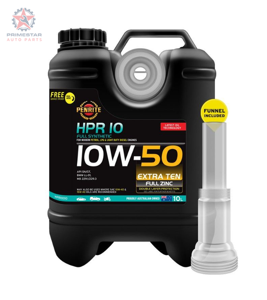 Penrite HPR 10 10W-50 – 10L Full Synthetic (Full Zinc, EXTRA TEN)