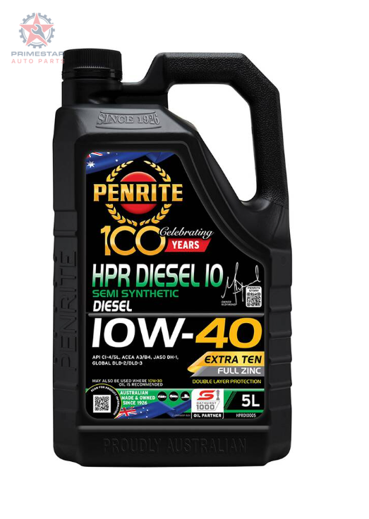 Penrite HPR Diesel 10 10W-40 – 5L Semi Synthetic Engine Oil