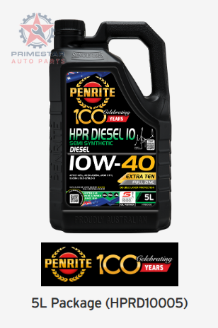 Penrite HPR Diesel 10 10W-40 – 5L Semi Synthetic Engine Oil
