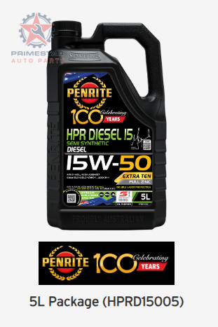 Penrite HPR Diesel 15 15W-50 – 5L Semi Synthetic Engine Oil | PrimeStar Auto Parts