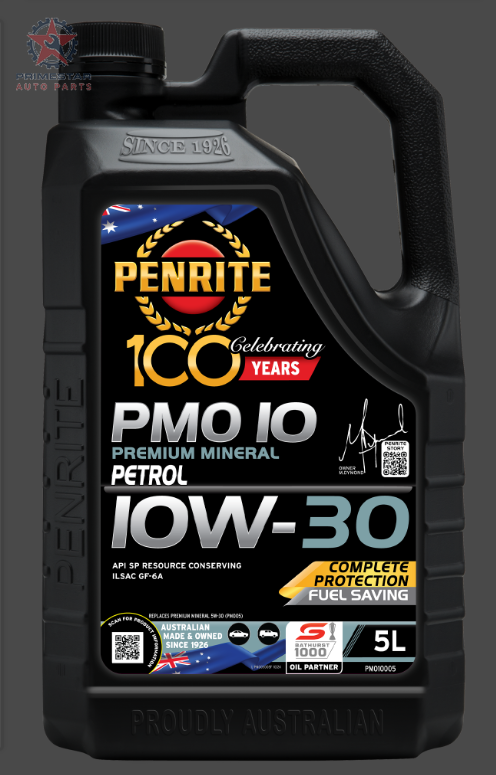 Penrite PMO 10 10W-30 – 5L Premium Mineral Engine Oil