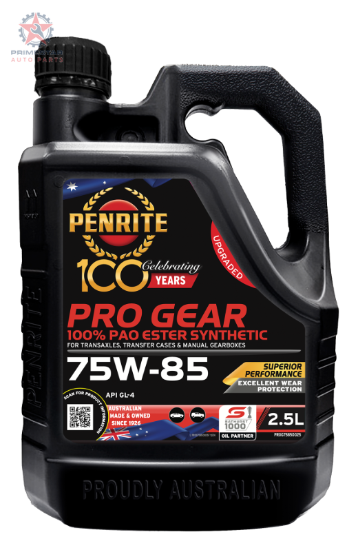 Penrite Pro Gear 75W-85 – 2.5L Full Synthetic PAO/Ester GL-4+ Manual Gearbox Oil