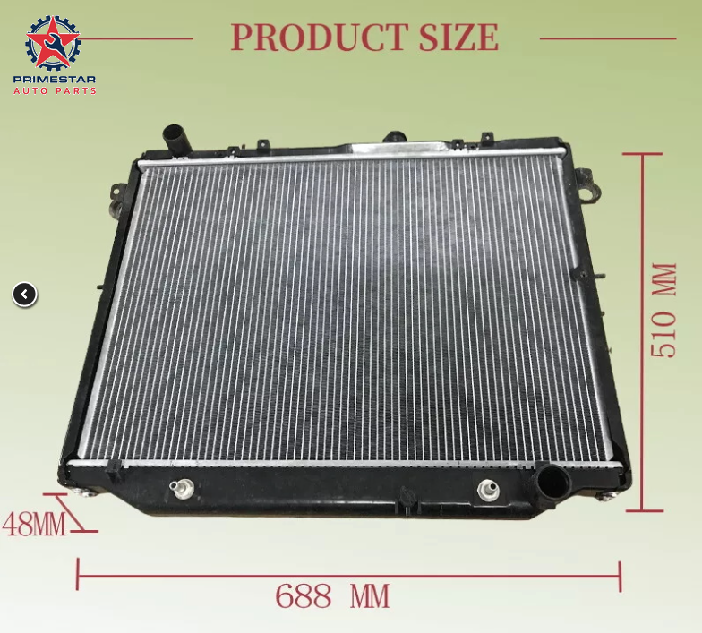 Radiator Assembly – RAD-TA005 for Toyota LandCruiser 100 Series (2UZFE 4.7L V8)