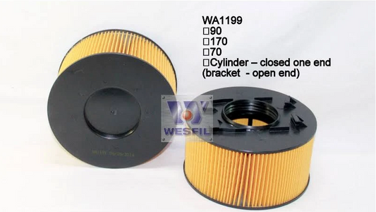 Wesfil WA1199 Air Filter – BMW E46 316Ti/318i/318Ti (2001–2005)